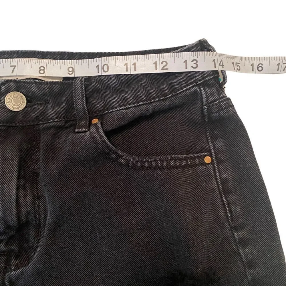 PacSun High Rise Festival Black Shorts Sz‎ 27